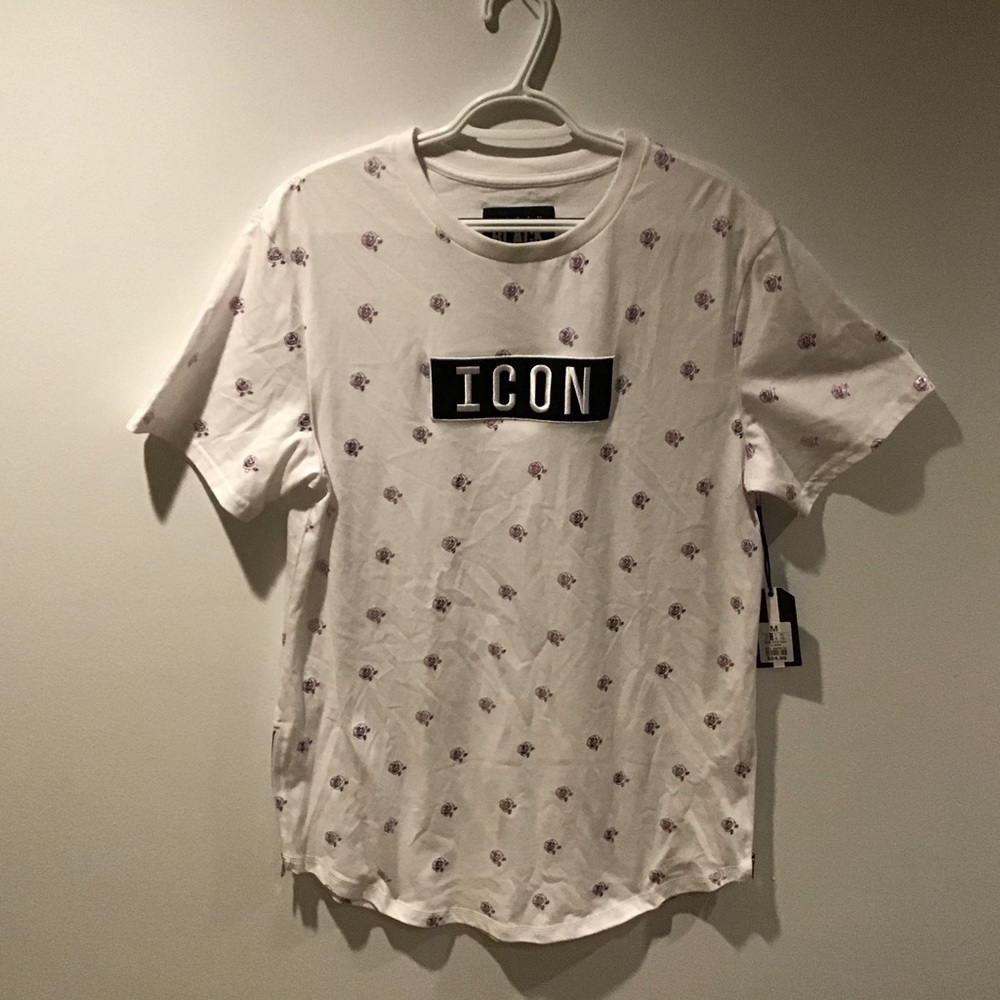 ICON shirt (purple flower edition)